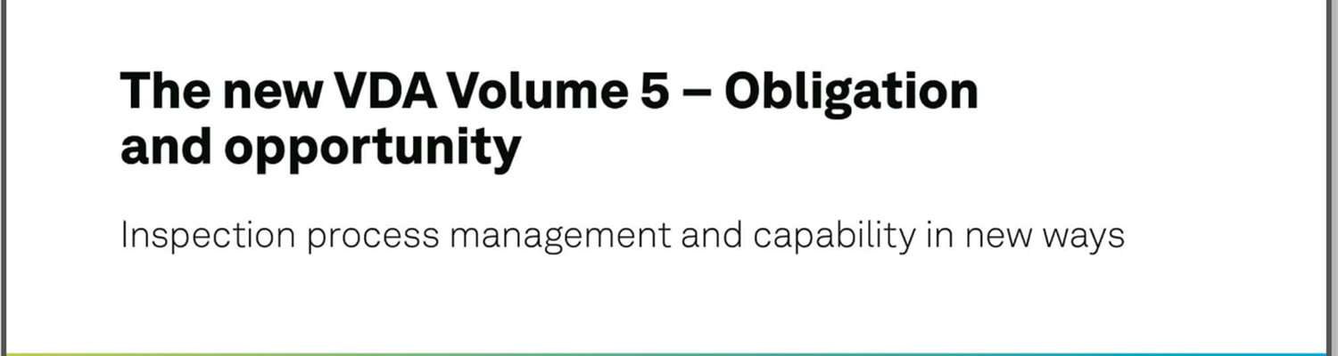 Free white paper: What&#39;s new in the 3rd edition of VDA Volume 5 – Download now!