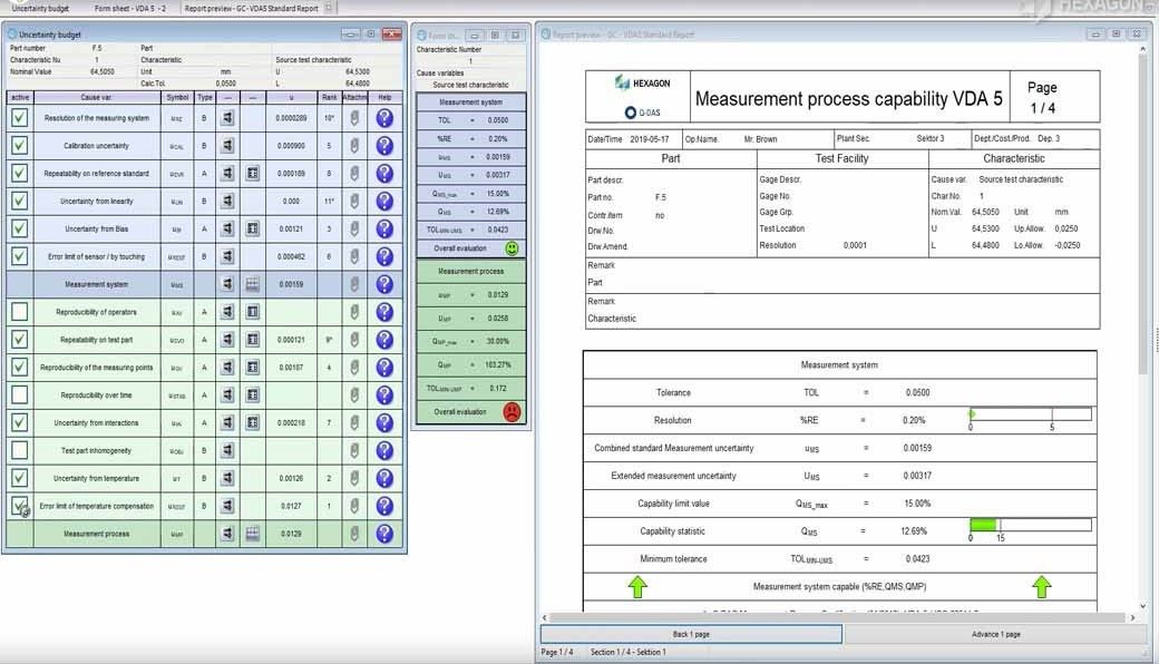 Test process capability according to VDA 5