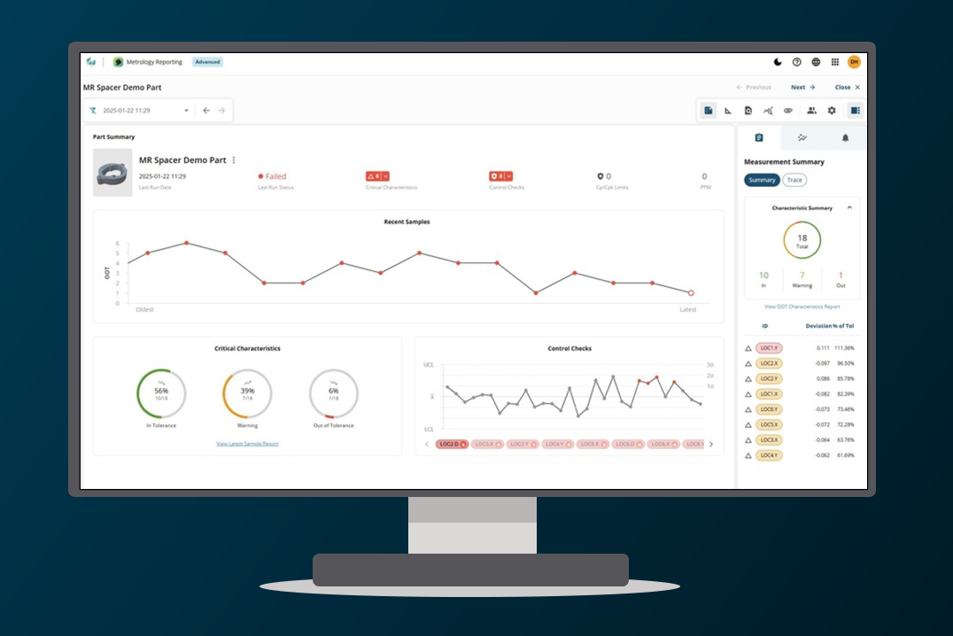 Modern & simple reporting format keeps the focus on what's important