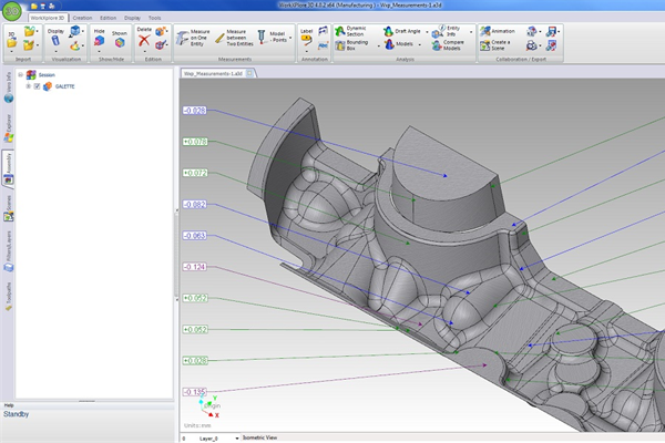 Simple 3D measuring